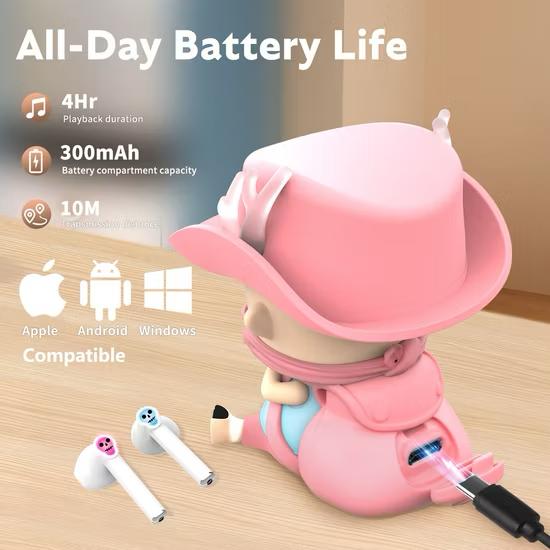 RS3 Cartoon TWS Bluetooth Earphones.