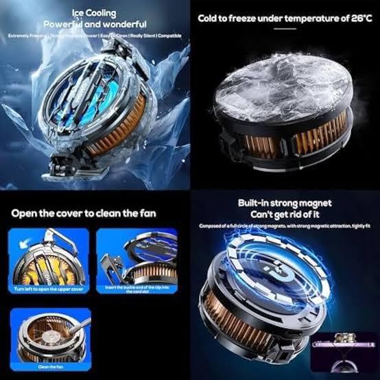 Memo CX07 Mobile Phone Magnetic Cooling Fan Radiator