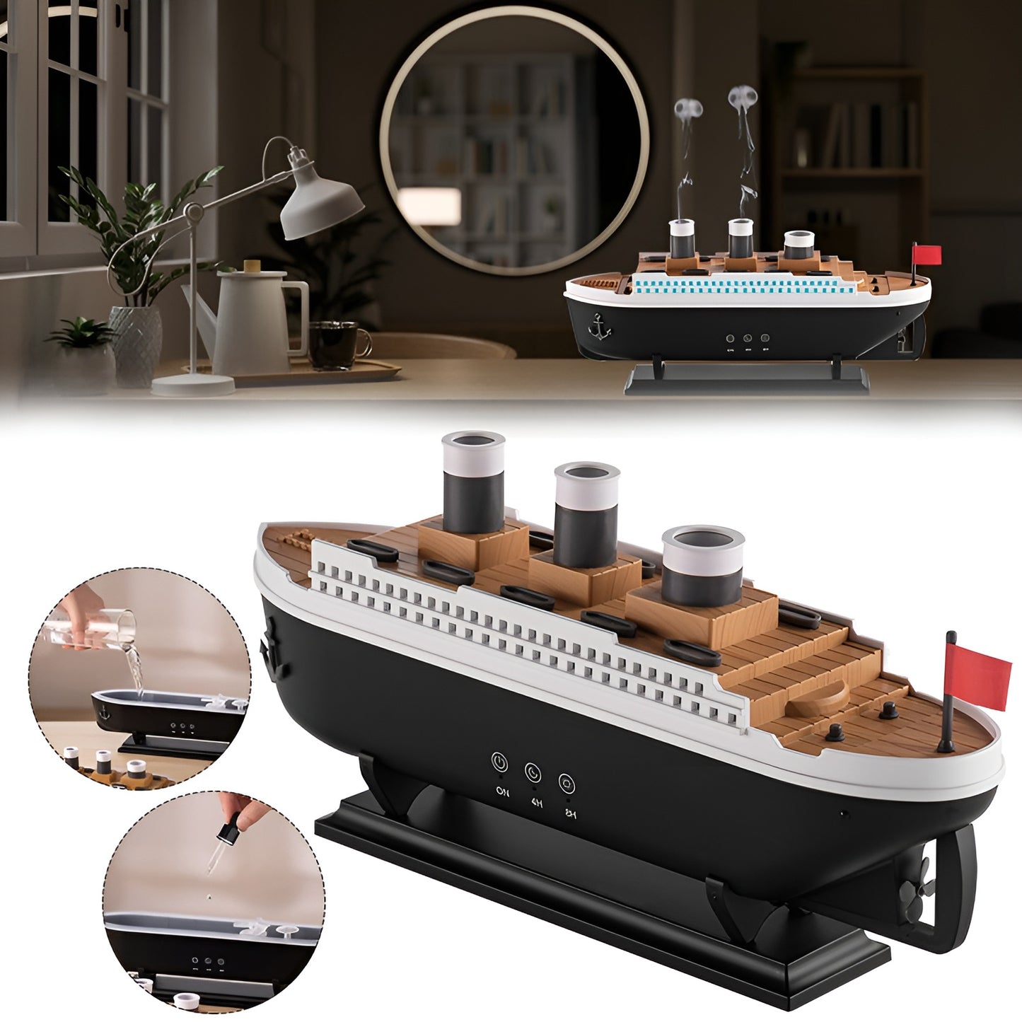 Titanic Ship Model HumidifierAC