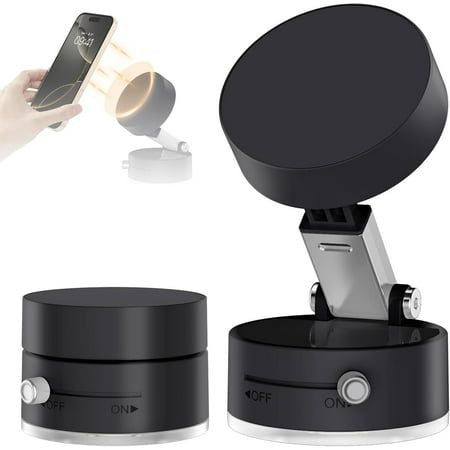 Portable A2 Vacuum Magnetic Suction Cup Phone Holder