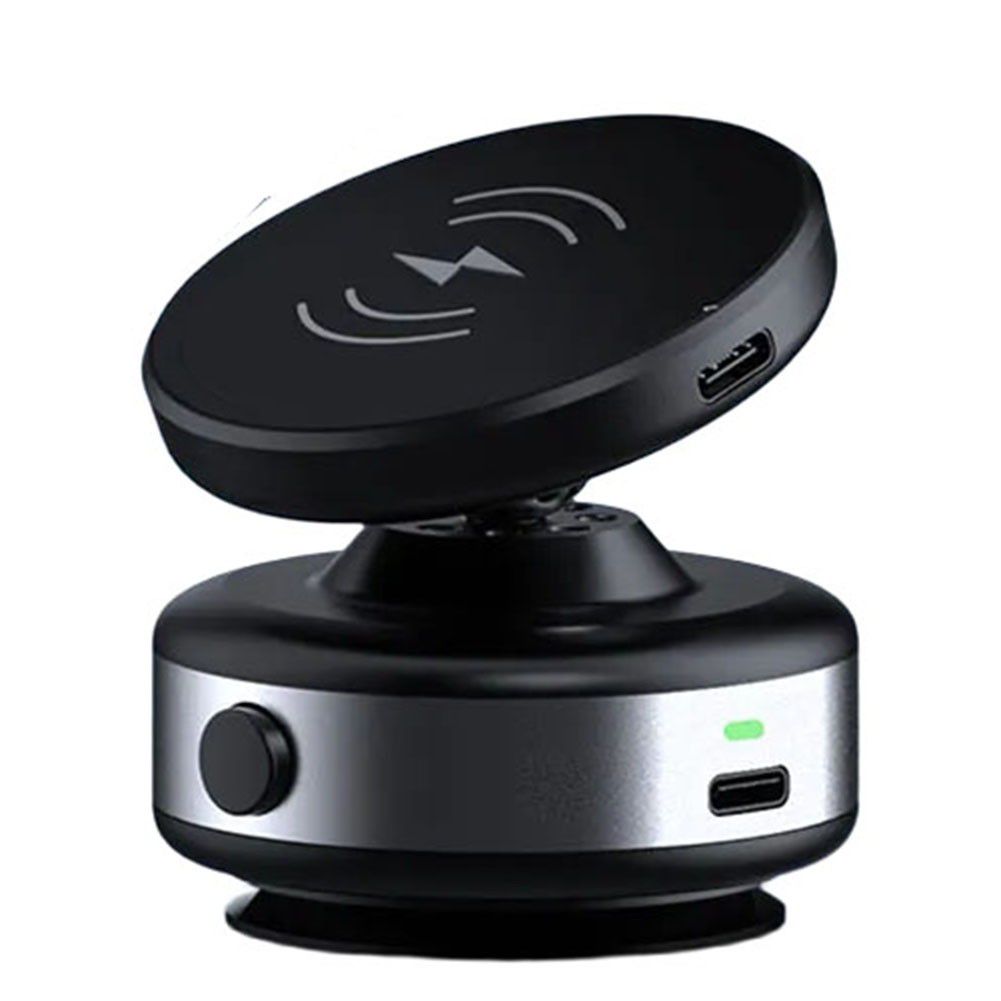 portable electric vacuum suction phone holder