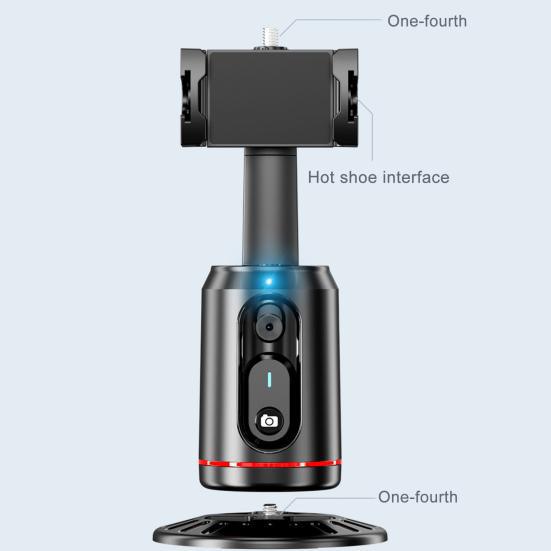 AI auto face tracking phone tripod holder