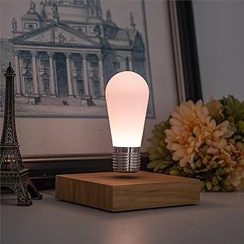 Magnetic Levitating Floating LED Light Bulb Desk Lamp