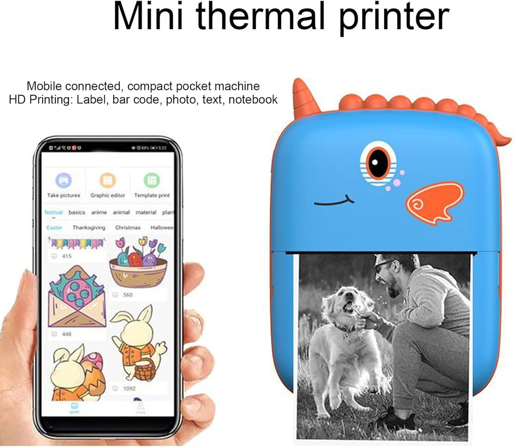 Mini Inkless Thermal Printer