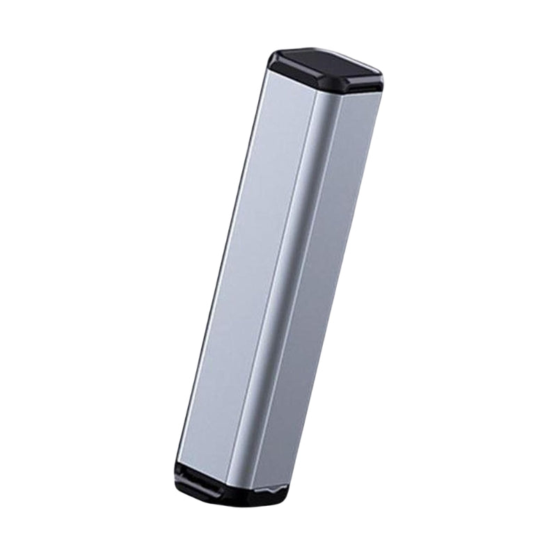 Adjustable phone stand holding smartphone at an angle on desk