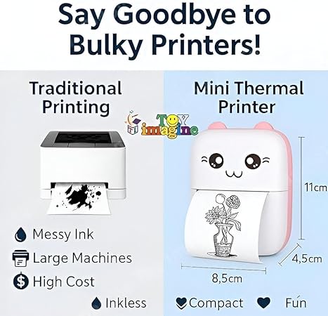 Mini Inkless Thermal Printer