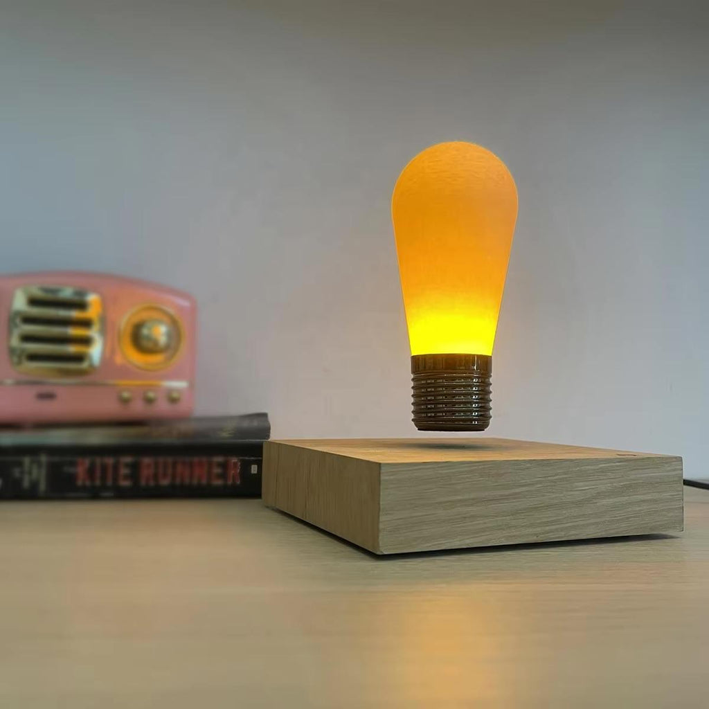 magnetic levitating LED light bulb desk lamp