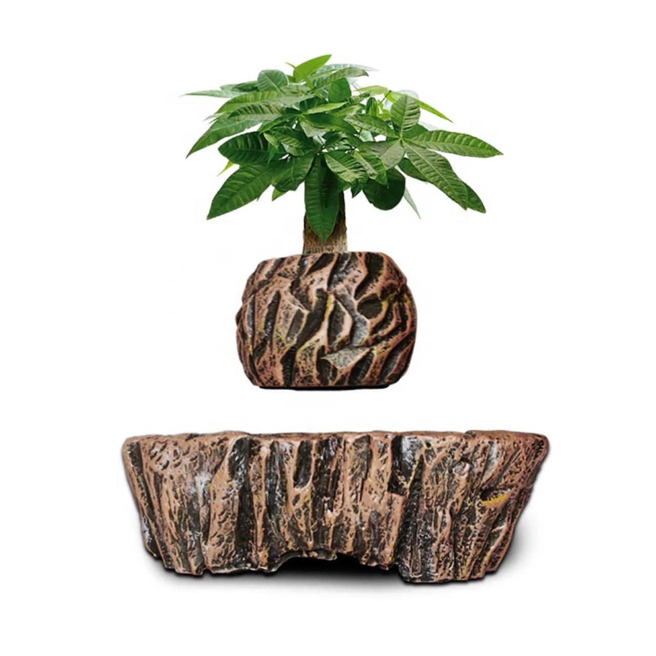 magnetic levitating bonsai pot